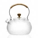 Hammered Pattern Heat-resistant Glass Teapot 650ML / 22.2 oz